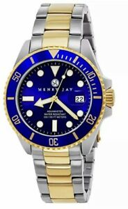 【送料無料】腕時計　プロダイブウォッチメンズゴールドメッキツートーンステンレススチール?professional dive watch mens 23 k gold plated two tone stainless steel watches??