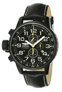 【送料無料】腕時計　インビクタメンズコレクションステンレススチールレザーレフティウォッチinvicta mens force collection stainless steel and leather lefty watch 3332