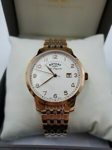 【送料無料】腕時計　メンズロータリーウォッチスイスクォーツツートーンローズゴールド mens rotary gb90080 watch swiss quartz two tone rose gold msrp 445