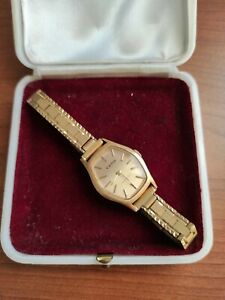 【送料無料】腕時計　オロロギビンベッタインカブロックラミニナトオロステンレスorologio vintage vetta incabloc laminato oro stainless steel bacx v5027
