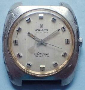 【送料無料】腕時計　ヴィンテージニバダグレンヘンvintage nivada grenchen glacier automatic eta 2451 mens wristwatch 4 restoration