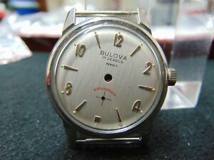 【送料無料】腕時計　アクシアイオビテスクリューブローバキャッサケースbulova cassa case in acciaio steel 33mm a vite screw