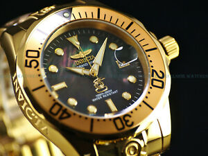 【送料無料】腕時計 インビクタメングランドダイバーゴールド invicta men 300m grand diver nh35a automatic 18k gold ip high polished watch
