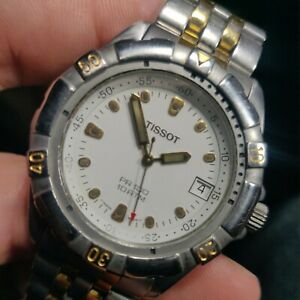 【送料無料】腕時計　ゴールドスチールサファイアクリスタルクオーツスイスtissot pr 100 gold and steel sapphire crystal quartz swiss made watch