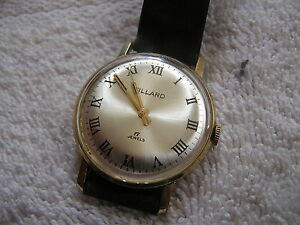 【送料無料】腕時計　ヴィンテージヴィラールウォッチvintage villard watch 17 jewels｜hokushin