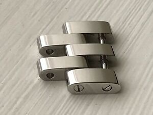 【送料無料】腕時計　クロノマブライトリングポリッシュスチールリンクperfect genuine breitling polished steel link for chronomat evolution a13356｜hokushin