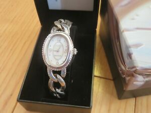 【送料無料】腕時計　エククリッシスターリングシルバーウォッチマザーオブパールボックスecclissi sterling silver watch mother of pearl w box 717c