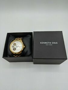 【送料無料】腕時計　ケネスコールメンズゴールドカジュアルkenneth cole mens automatic watch gold kc51090005 msrp 195 wbox casual