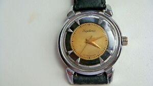【送料無料】腕時計　ロシアソキロバキロフスキーメンズrussian ussr 1mchz kirova kirovskie 17j mens wrist watch 1950ssilvered｜hokushin