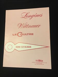 【送料無料】腕時計 ルクルトロンジンウィットナウアーヴィンテージハンドカタログページハンドリファレンスlecoultre longines wittnauer vintage watch hand catalog 36 pages hands reference