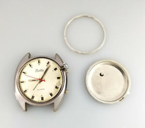 【送料無料】腕時計 ヴィンテージローリーメンズマニュアルvintage rollie mens manual wind alarm wrist watch to restore  as 1931