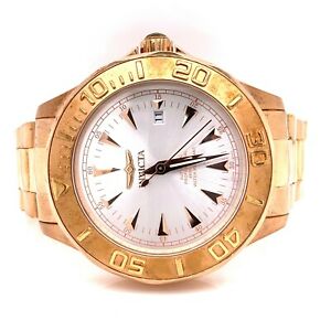 【送料無料】腕時計　インビクタシグネチャーメンズローズゴールドトーンウォッチボックスinvicta 7111 signature men&rsquo;s 47mm 200m automatic rose gold tone watch box 308｜hokushin
