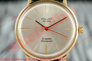 【送料無料】腕時計　コスチュームラグジュアリースリムロシアデラックスcostume beautiful luxury ultra slim russian ussr watch poljot de luxe полет 2209