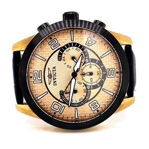 【送料無料】腕時計 インビクタスペシャルティクロノグラフレザークォーツウォッチinvicta specialty 13637 chronograph 48mm 100m leather quartz watch 396