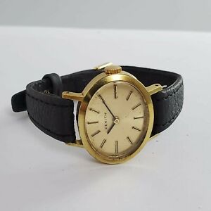 【送料無料】腕時計　メッキマニュアルレディースrare zenith gold plated manual winding ladies