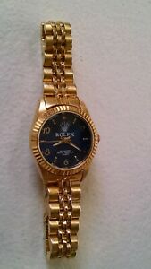 【送料無料】腕時計　ヴィンテージラグジュアリーレディースゴールドメッキvintage luxury ladies gold plated wristwatch 396609