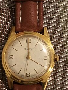 【送料無料】腕時計　ヴィンテージメンズゴールドメッキロシアポルジョvintage mens goldplated russian poljot