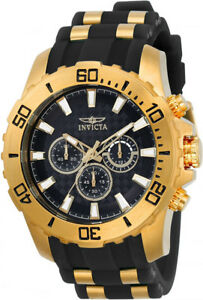 【送料無料】腕時計　インビクタメンズプロダイバークロノグラフクォーツゴールドステンレススチールinvicta mens pro diver chronograph 100m quartz gold stainless steel watch 22557