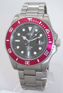 【貨物輸送無料】ウオッチ フルタイタンダイバーウォッチメンズウォッチula volltitan taucheruhr herrenuhr 20 気圧 wr  hypoallergen  neu