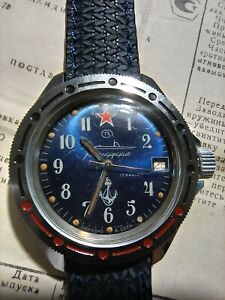 【貨物輸送無料】ウオッチ オロロジョルッソコマンディルスキーヴォストクインペルメアビレソビエトニコorologio russo  komandirskie vostok cccp impermeabile sovietico