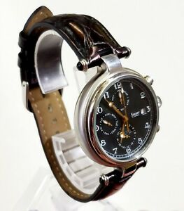 【送料無料】腕時計　レアユニークスタウアーノワールムーンフェイズrare,unique mens automatic multifunction watch stauer noire 14587 moonphase｜hokushin