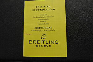 【送料無料】腕時計　ヴィンテージブライトリングクロノグラフクロノマvintage breitling chronograph instruction of use chronomat