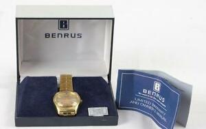 【送料無料】腕時計　レアヴィンテージベンラスバドワイザーケースrare vintage 1980 ltd ed advertising benrus budweiser automatic 17j watch wcase