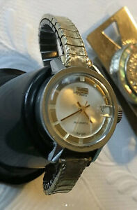 【送料無料】腕時計　スイスゴールドバルカンvtg swiss gold automatic vulcain calendar watch 1960