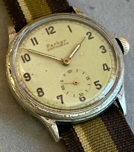 【送料無料】腕時計　ヴィンテージパーカーアンフィビアンサービスvintage parker amphibian wwii military wrist watch serviced