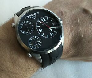 【送料無料】腕時計　トルゴエンスイスモントレトライゾーンtorgoen swiss t8 301 montre trizones aviateur