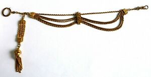 【送料無料】腕時計　ビクトリアゴールドトーンアルベルティナアルバートボルトリングタッセルa victorian gold tone albertina with albert, bolt ring amp; tassel