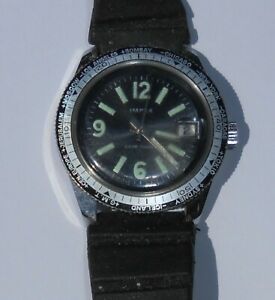 【送料無料】腕時計　ヴィンテージインペックススイススキンダイバーテストワークvintage impex swiss skin diver 5 atm tested wind up watch works