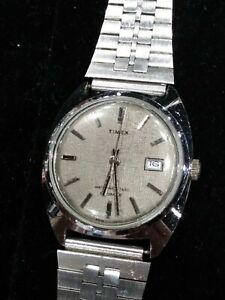 【送料無料】腕時計　メンズbeautiful 1970s timex automatic water resistant mens wrist watch