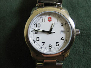 【送料無料】腕時計　スイスビクトリノックスステンレススチールswiss army victorinox ladys stainless steel watch 509｜hokushin