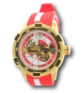 【送料無料】腕時計　インビクタラリーレースチームレッドシリコーンウォッチinvicta s1 rally race team 28587 mens automatic gold amp; red silicone watch 50mm 23,416円