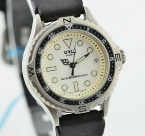 【送料無料】腕時計　ヴィンテージレディースオリジナルマルマオルカクォーツウォッチスポーツk741 vintage ladies original maruman orca quartz watch or46 sports 1453