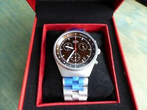 【送料無料】腕時計　コンシリオマットブラウンメカクオーツクロノグラフduxot consillio matte brown dx200866 mecha quartz chronograph w ss rp 450
