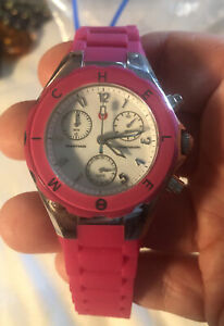 【送料無料】腕時計　ミケーレタヒチアンホットピンクミニジェリービーンウォッチパーフェクトmichele tahitian hot pink mini jelly bean watch mww12d000003 perfect