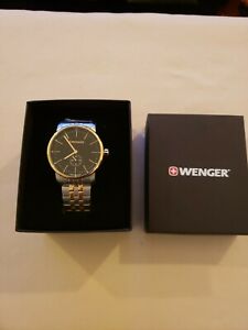 【送料無料】腕時計 ベンゲルメンズアナログクォーツステンレススチールストラップwenger mens analogue quartz watch with stainless steel strap 011741104