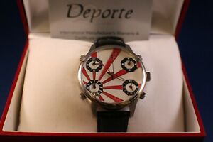 【送料無料】腕時計 タイムゾーンウォッチmens 5 time zone watch