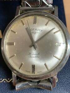 【送料無料】腕時計　ヴィンテージロータリースイスインカブロックウォッチインボックスgenuine mens vintage rotary swiss 21 jewel incabloc watch cal as 1702 in box
