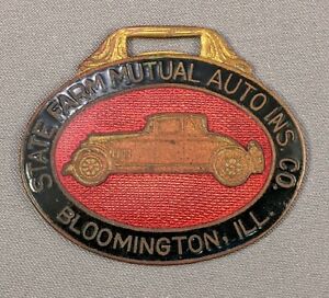 【送料無料】腕時計 アンティークステートファームウォッチフォブファームビューローサービスrare antique state farm watch fob  farm bureau federation service