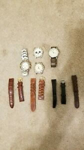 【送料無料】腕時計 ヴィンテージコレクションノーティカクロノグラフスイスインディグロcollection of 4 vintage watches nautica chronograph, swiss army,  guess indiglo