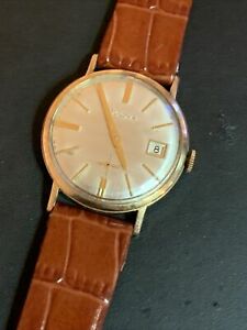 【送料無料】腕時計　ヴィンテージメンズブローバトップマニュアルサービスランニングvintage mens bulova 11ald 10k rgp top m5 1965 manual wind serviced running