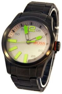 【送料無料】腕時計　ヒューゴボスオレンジメンズパリグレーブレスレットウォッチ195 hugo boss orange mens paris ion grey ss bracelet watch 1513050 nwt