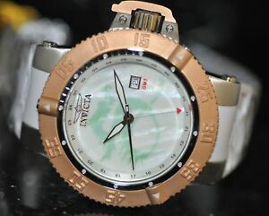 【送料無料】腕時計 インビクタメンズレアスバクアスイスシルバーホワイトポリウォッチinvicta mens rare subaqua noma iii swiss gmt silver mop white poly watch 13913