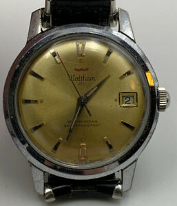 【送料無料】腕時計　ウォルサムスイスランニングエステートヴィンテージwaltham 41 watch swiss running estate find self winding date vintage 2014