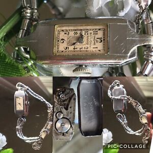 【送料無料】腕時計　レディースアールデコブローバウォッチ1931 ladies art deco bulova watch ~ runs
