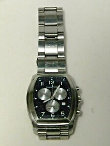 【送料無料】腕時計　ノーティカクォーツスイスクロノグラフウォッチnautica quartz, mens swiss made chronograph watch a47502 used