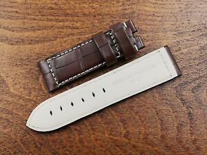 【送料無料】腕時計　ィシンパネライイタリアシントゥチーノコッコドリーロブラウンアンサスポーツストラップクロコicine panerai italy cinturino coccodrillo brown ansa 24mm sport strap croco